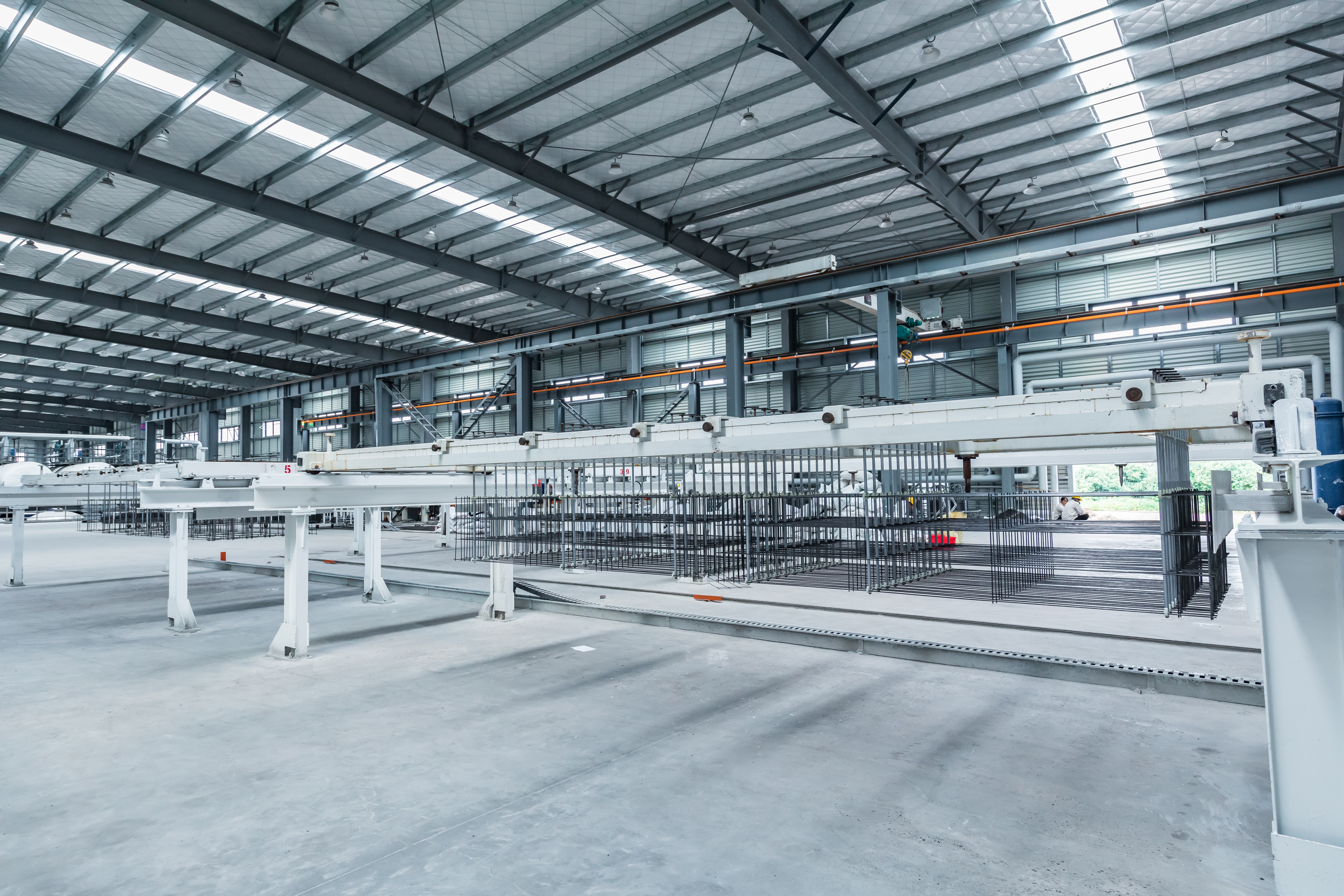 Mesh assembly frame conveyor line