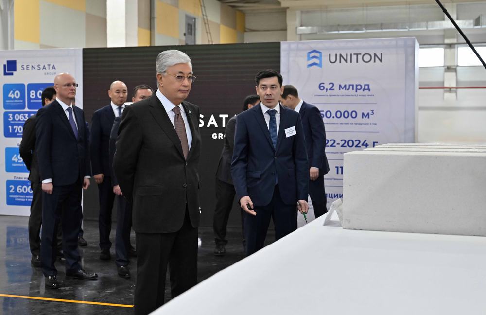 Kazakhstan President Tokayev Inspects Uniton Factory Teeyer Intelligent Opens A New Chapter in Kazakhstan's Construction Industry